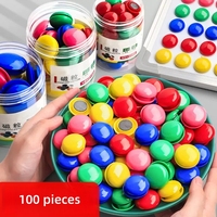 Aimant de punaise magnétique puissant personnalisé Mini aimants ronds en ferrite pour bureau, tableau blanc et éducation
