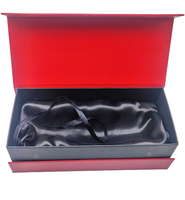 Boîte cadeau magnétique en carton recyclable haut de gamme personnalisable, avec dorure à chaud, design durable pour l'emballage de bijoux de mariage
