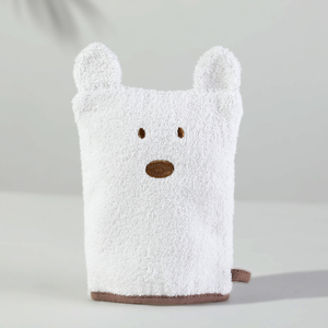Gants de bain pour enfants gants de toilette éponge animaux mignons gants de bain pour bambins nouveau-né coton éponge pour bébé gants de bain pour le corps - Product Image 6