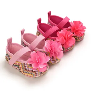Fabrikant Meisjes Bloem Schoenen Guangzhou Baby Schoenen 0-2 Jaar Wandelaar Schoenen