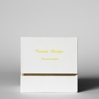 Boîte cosmétique rigide de luxe élégante et recyclable avec logo personnalisé, boîte à parfum vide avec couvercle et fond, emballage cadeau