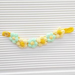 <span class=keywords><strong>Collar</strong></span> tejido a mano al por mayor de fábrica, <span class=keywords><strong>Collar</strong></span> de flores de amor, <span class=keywords><strong>Collar</strong></span> de gato y perro, joyería bonita, <span class=keywords><strong>Collar</strong></span> decorativo para mascotas - Product Image 4