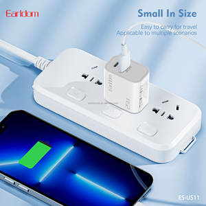 อะแดปเตอร์ชาร์จไฟแบบติดผนัง Earldom Dual Port Type C ชาร์จเร็ว 25W และ QC3.0 สำหรับ iPhone 14 Samsung และอื่นๆ - Product Image 3