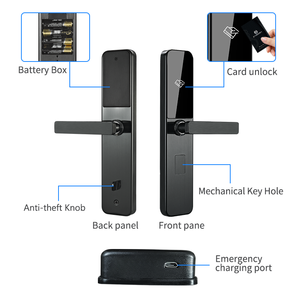 Dễ dàng thay đổi hướng khách sạn thông minh hệ thống khóa cửa tthotel an toàn Mortise RFID thẻ chìa khóa cửa khách sạn khóa - Product Image 3