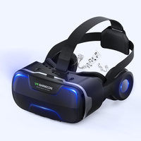 Lunettes de réalité virtuelle écran HD 2K 1080 PPI avec casque stéréo casque Portable IMAX Cinema VR