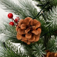 QiYing Victory S45662 Neuer grenzüberschreitender Weihnachtsbaum aus PE mit Tannenzapfen im US-Stil, Tischdekoration, kleine Heimdekoration