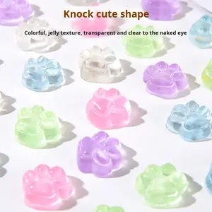 HY Nouveau Jouet Anti-Stress Patte de <span class=keywords><strong>Chat</strong></span> Squishy, Balle Sensorielle à Presser, Jouet Anti-Anxiété, Squishies Effet Glacé TPR Mochi pour Enfants - Product Image 2