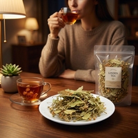 Feuilles et fleurs de tilleul séchées de qualité supérieure, tisane 100% naturelle pour apaiser, relaxer et favoriser la santé digestive