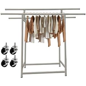 <span class=keywords><strong>Appendiabiti</strong></span> Mobile Retrattile Robusto con Ruote, in Acciaio Inossidabile, Pieghevole, Stendibiancheria <span class=keywords><strong>per</strong></span> <span class=keywords><strong>Camera</strong></span> <span class=keywords><strong>da</strong></span> <span class=keywords><strong>Letto</strong></span> - Product Image 5