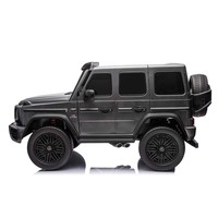 Voiture électrique pour enfants Mercedes G Wagon grise sous licence, 24V, 2 places, surdimensionnée, avec télécommande parentale, alimentée par batterie