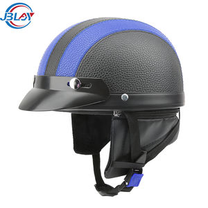 Vente en gros Casques de moto unisexe style classique 4 saisons taille libre design rétro <span class=keywords><strong>casque</strong></span> demi-visage - Product Image 1
