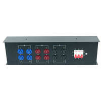 Boîtier de distribution d'alimentation Portable 6 voies 15A110V 32A entrée 5 cœurs prise de jauge américaine Audio/vidéo/éclairage professionnel petit