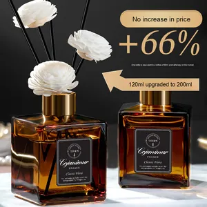 Vidrio sin fuego de larga duración para juego de difusor de caña Aceite esencial de aromaterapia para el hogar y el <span class=keywords><strong>hotel</strong></span> Producto de calidad premium - Product Image 1