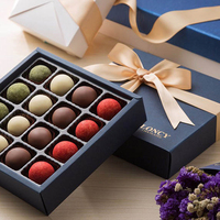 Boîte cadeau en papier kraft de qualité alimentaire personnalisée, emballage de luxe pour les collations, les bonbons, les friandises avec impression de logo