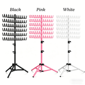 Factory Cheaper Foldable Adjustable <b>Braiding</b> Hair Rack Stand Precision-Made China Hair Storage Hair <b>Extension</b> Holder - Product Image 1