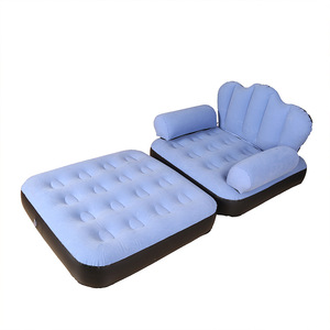 Inflatable <b>Sofa</b> Bed 198x70x20cm Thickened PVC Portable Outdoor Lounge Chair Adult Use - Product Image 4