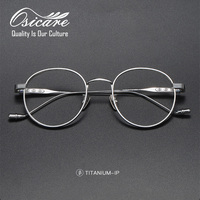 Lunettes de vue de marque de créateur vintage, style Y2K décontracté, avec verres de qualité industrielle et montures optiques en titane chromé