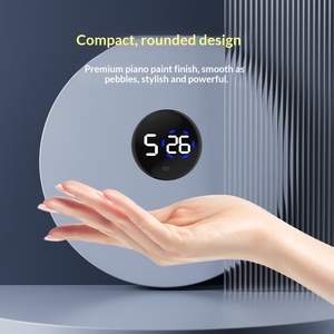 Horloge numérique électronique en plastique étanche pour <span class=keywords><strong>voiture</strong></span>, affichage de la vitesse, petite horloge de tableau de bord, vente en gros - Product Image 3