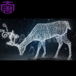 Customizable Multicolor Ip65 Outdoor 3d Led Reindeer Holiday <b>Lights</b> For Christmas New Year Weddings & <b>Parties</b> - Product Image 4