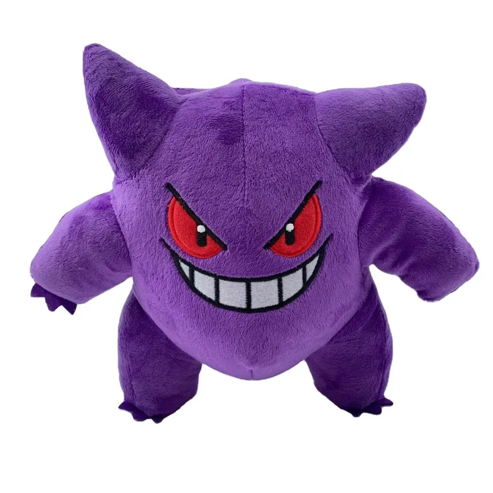 Wholesale anime 22cm Gengar Dolls Soft Stuffed Cartoon Animal Plush Toys pokemoned plushies For Gifts