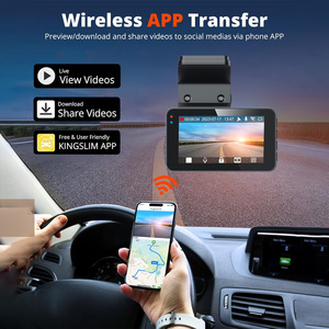 กล้องติดรถยนต์ A7 4K พร้อม WiFi เชื่อมต่อโทรศัพท์ ระบบ ADAS GPS บันทึกภาพแบบวนซ้ำ ตรวจจับความเคลื่อนไหว บันทึกภาพแบบคู่ - Product Image 2