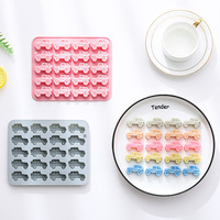 Moules à gâteau en silicone à thème Jeep, de qualité alimentaire, réutilisables, mignons, en silicone magnétique, pour chocolat, bonbons et glaces, DIY