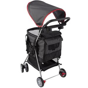 बड़े समायोज्य आरामदायक 600d ऑक्सफोर्ड कपड़े 4-पहिया फोल्डेबल कुत्ते यात्रा रोलर बहु-उद्देश्य पालतू ट्रोल - Product Image 2