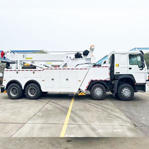 Camion de remorquage SINOTRUK HOWO 8x4 RHD 60T, véhicule de récupération, accident de la route, transporteur de voitures endommagées, camion de remorquage, dépanneuse - Product Image 6
