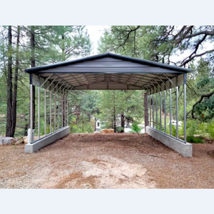 अनुकूलित आकार डिजाइन स्टील संरचना इन्सुलेट बिल्डिंग ट्रक कार गैरेज आरवी कार्पोर्ट - Product Image 5