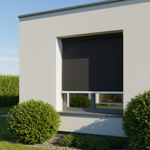 Store banne extérieur noir 39,4x55,1 pouces à commande manuelle, design minimaliste - Product Image 2