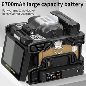 Soudeuse par fusion de fibres optiques BautTat A-88S avec écran tactile 5 pouces, batterie 6700 mAh, fusion en 8s, chauffage en 18s - Product Image 6