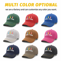 OEM ODM Groothandel Stijlvolle Petten Heren Verstelbaar Ademend 6 Panelen Volledig Gebogen Klep Geprint Aangepast Ontwerp Logo Baseball Cap