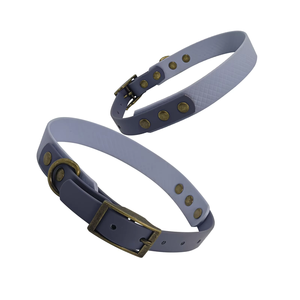 Collier pour <span class=keywords><strong>chien</strong></span> en PVC souple écologique, imperméable, avec boucle, réglable, couleurs assorties, pour chiens miniatures/petits/moyens, vente en gros - Product Image 1