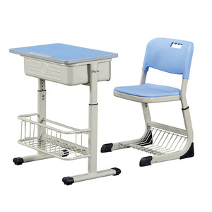 Height Adjustable <b>Study</b> <b>Desks</b> For Schools And Tutoring Centers Kids Furniture Sets Plastic Material Model K28 - Product Image 2