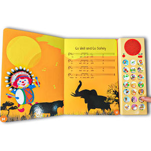 <span class=keywords><strong>Libro</strong></span> Sonoro Personalizzato per Bambini con <span class=keywords><strong>Lezioni</strong></span> Multilingue, <span class=keywords><strong>Libro</strong></span> Sensoriale Interattivo con Funzione Touch and Play - Product Image 2