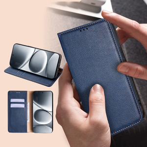 Étui à rabat en cuir avec fermeture magnétique et support pour <span class=keywords><strong>Redmi</strong></span> Note 15 14 13 Pro Plus, vente en gros, étui personnalisé avec porte-cartes pour <span class=keywords><strong>Redmi</strong></span> 15c - Product Image 2