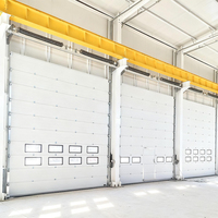 Puerta seccional industrial operativa de alta velocidad de 0,2-0,3 m/s con diseño antipellizco para uso en logística y almacén