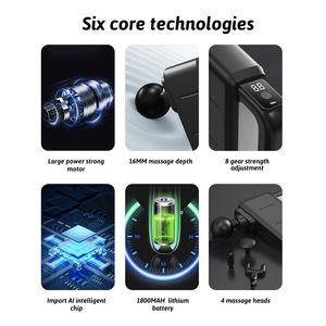 マッサージガン電動パワフルジムパーカッション8ギア筋肉深部組織振動 - Product Image 2