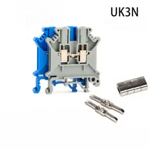 Đầu Nối Khối Thiết Bị Đầu Cuối Vít Màu Xám/UK3N 2.5Mm Khối Thiết Bị Đầu Cuối Vít