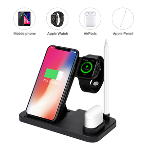 Multifunzione 4 in 1 stazione di ricarica wireless pieghevole per telefono Wireless supporto di ricarica veloce Dock Phone cuffie orologi - Product Image 4