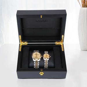 Venta Directa de Fábrica: Caja de Reloj de Madera Rectangular Ecológica de Lujo con Empaque Tipo Concha Personalizable, Modelo Individual - Product Image 2