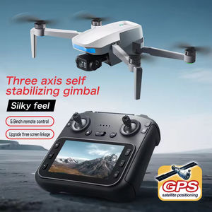 Dron X1 4K con cámaras duales, GPS, Wifi, FPV, evitación de obstáculos, estabilizador de 3 ejes, pantalla, control remoto, dron plegable sin escobillas. - Product Image 4