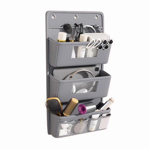Borsa portaoggetti sospesa in tessuto per letto da dormitorio, da appendere a parete o porta, per guardaroba, per biancheria intima, 100% cotone - Product Image 5
