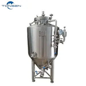 300L 500L 1000L बियर किण्वक वाणिज्यिक microbrewery किण्वन टैंक पक उपकरण