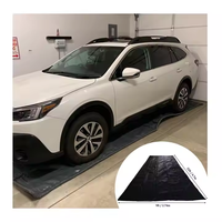 Tapis de lavage de voiture durable en vinyle 7'9'' X 16 'Tapis de garage étanche à l'eau Tapis de sol SinglePvc Revêtement de sol