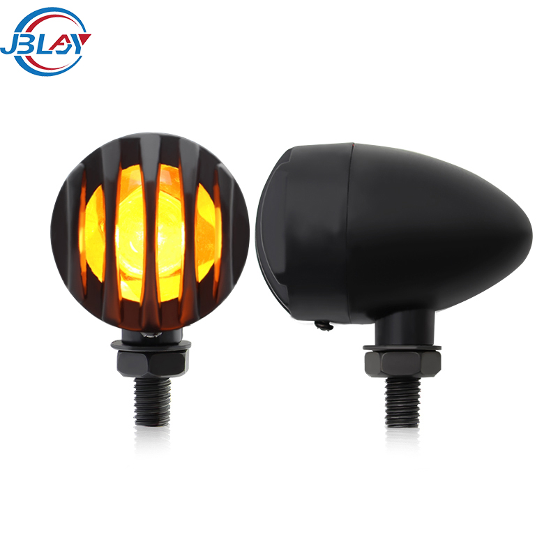Заводская поставка для Harley Old School, металлические мотоциклетные СВЕТОДИОДНЫЕ указатели поворота, универсальные указатели поворота