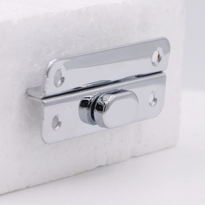 <b>Flute</b> Case Metal Push Lock Chrome Zinc Alloy Hardware For Musical Instrument Case Wine Case Accessory 48.5Mm Width - Product Image 2