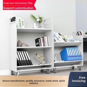 Carrito Metálico Silencioso de Tres Niveles para Tablets, para Bibliotecas y Librerías - Product Image 3