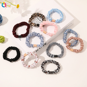 Coleteros de satén ajustados para mujer, lazos para el pelo, coletero - Product Image 6