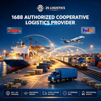 ZS LOGISTICS Votre partenaire agréé DHL FedEx UPS, service de ramassage aérien 1688 à faible coût, livraison express mondiale porte-à-porte sans obstacle